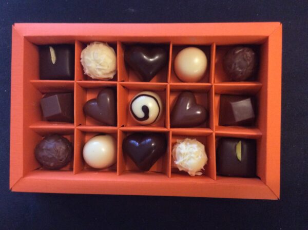 Box of 15 Chocolate Pralines